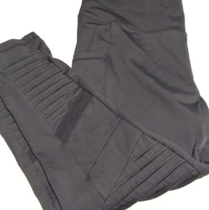 CVG Black Moto Capri Leggings sz XL
